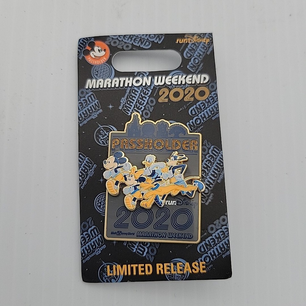 Disney Pin 2020 Run Disney Marathon Weekend AP Annual Passholder Limited Release